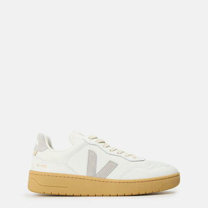 ���F�W�� ���f�B�[�X �V���[�Y �X�j�[�J�[ ���U�[ Veja Women's Bastleather Courtrainers White/Grey �z���C�g