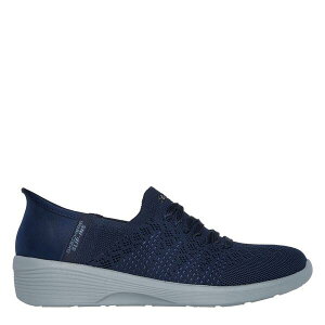 �X�P�b�`���[�Y ���f�B�[�X �V���[�Y �X�j�[�J�[ Skechers Women's Arya Swiftly Slip On Trainers Navy �l�C�r�[