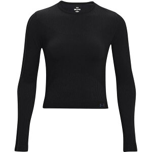 �A���_�[�A�[�}�[ ���f�B�[�X �g�b�v�X T�V���c Under Armour Women's Rush Seamless Long Sleeve Performance T-Shirt Black �u���b�N