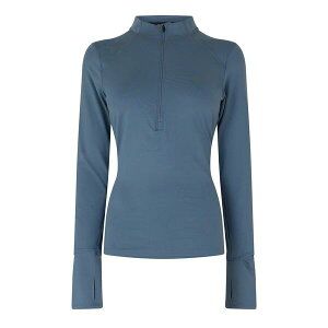 �A���_�[�A�[�}�[ ���f�B�[�X �g�b�v�X �V���c ���� Under Armour Women's Qualifierun 2.0 1/2 Zip Long-Sleeve Running Top Gray �O���[
