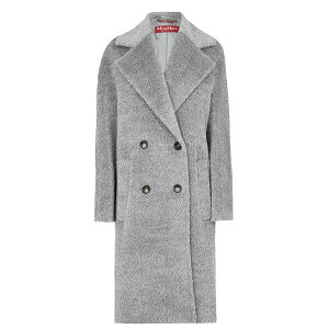 �}�b�N�X�}�[�� ���f�B�[�X �A�E�^�[ �W���P�b�g�E�u���]�� �E�[�� �R�[�g Max Mara Studio Women's Max Mara Woolong Sleeve Double-Breasted Overcoat 010 Medium G
