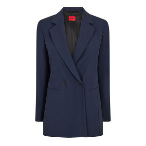 �t���[�S ���f�B�[�X �A�E�^�[ �W���P�b�g�E�u���]�� Hugo Women's Anibi Formal Jacket Dark Blue �u���[