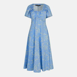 �t�����`�R�l�N�V���� ���f�B�[�X �g�b�v�X �����s�[�X A ���C�� French Connection Women's Daniella Structu red Seaming A Line Dress Conflower Multi �}���`�J���[