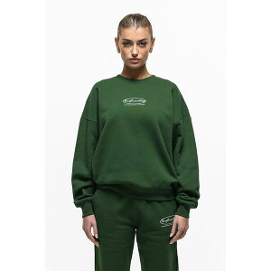 �O�b�h�t�H�[�i�b�V���O ���f�B�[�X �A�E�^�[ �p�[�J�[�E�X�E�F�b�g �V���c Good For Nothing Oval Sweatshirt Dark Green �O���[��