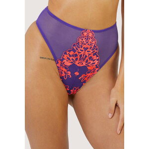 �v���C�t���v���~�X ���f�B�[�X �A���_�[�E�F�A �p���c �n�C�E�G�X�g Playful Promises Ada Blossom PUrple & Neon High Waisthong Purple �p�[�v��