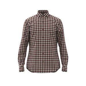 �{�X �����Y �g�b�v�X �V���c �I�b�N�X�t�H�[�h Boss Men's C Hal Spread Long Sleeve Oxford Shirt Dark Red ���b�h