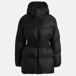 �t���[�S ���f�B�[�X �A�E�^�[ �W���P�b�g�E�u���]�� �L���e�B���O Hugo Women's Falentina Quilted Short Puffer Jacket Black �u���b�N