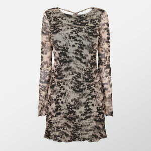 �t�@�C���[�g���b�v ���f�B�[�X �g�b�v�X �����s�[�X �~�j Firetrap Women's Tie Dye Mini Bodycon Dress Black Multi �u���b�N