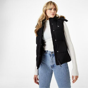 �W���b�N �E�B���X ���f�B�[�X �A�E�^�[ �W���P�b�g�E�u���]�� �W�� Jack Wills Eco Willow Heritage Puffer Gilet Black �u���b�N