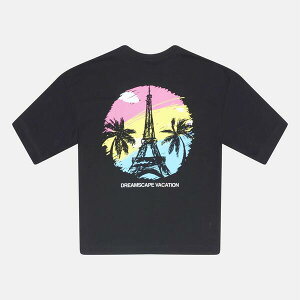 ���[�Y�����h�� �����Y �g�b�v�X T�V���c �L���b�v �P�[�v Rose London Dreamscape T-shirt Black �u���b�N