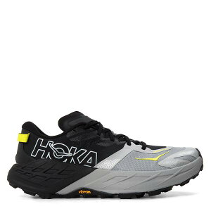 �z�J�I�l�I�l �����Y �V���[�Y �X�j�[�J�[ Hoka Men'speedgoat 7 Trail Running Shoes Black/Grey �u���b�N
