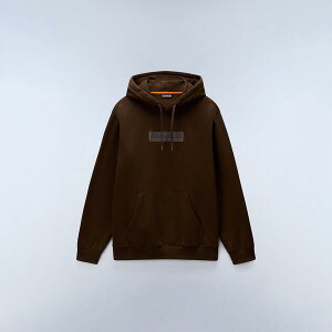 �i�p�s�� �����Y �A�E�^�[ �p�[�J�[�E�X�E�F�b�g ���S Napapijri S-Box Logo Hoodie Mens Demitasse