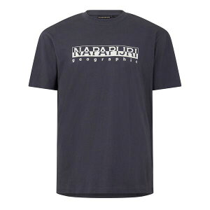 �i�p�s�� �����Y �g�b�v�X T�V���c �O���t�B�b�N Napapijri Graphic T-shirt Mens Grey �O���[