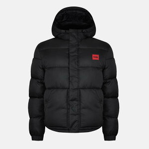 �t���[�S �����Y �A�E�^�[ �W���P�b�g�E�u���]�� Hugo Men's Water-Repellent Short Puffer Jacket Black 001 �u���b�N