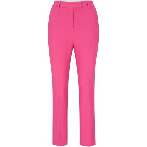�{�X ���f�B�[�X �{�g���X �J�W���A���p���c Boss Women's Tasimana Straightrousers Medium Pink �s���N