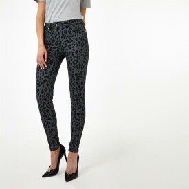 【送料無料】 ビバ レディース デニムパンツ ジーンズ ボトムス BIBA Stevie Stretch Skinny Jeans LEOPARD