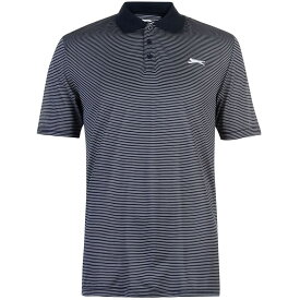 【送料無料】 スラセンジャー メンズ ポロシャツ トップス Micro Stripe Golf Polo Shirt Mens Navy