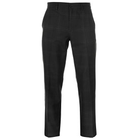 【送料無料】 スラセンジャー メンズ カジュアルパンツ ボトムス Check Golf Trousers Mens Charcoal