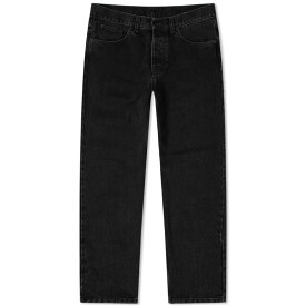 【送料無料】 カーハート メンズ デニムパンツ ジーンズ ボトムス Carhartt WIP Newel Relaxed Tapered Jeans Black Stone Washed