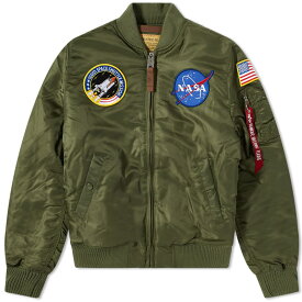 【送料無料】 アルファインダストリーズ メンズ ジャケット・ブルゾン アウター Alpha Industries MA-1 VF NASA Jacket Sage Green