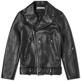 【送料無料】 アクネ ストゥディオズ メンズ ジャケット・ブルゾン アウター Acne Studios Nate Clean Leather Jacket Black