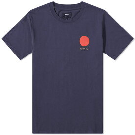【送料無料】 エドウィン メンズ Tシャツ トップス Edwin Japanese Sun T-Shirt Navy Blazer