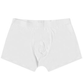 【送料無料】 サンスペル メンズ ボクサーパンツ アンダーウェア Sunspel Sea Island Cotton Trunk White