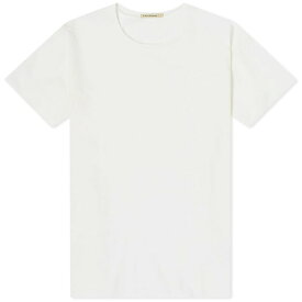 【送料無料】 ヌーディージーンズ メンズ Tシャツ トップス Nudie Roger Slub T-Shirt Off White