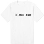 【送料無料】 ヘルムート ラング メンズ Tシャツ トップス Helmut Lang Core Logo T-Shirt White