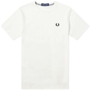 �t���b�h�y���[ �����Y �g�b�v�X T�V���c ���S Fred Perry Logo Tee Snowhite �z���C�g