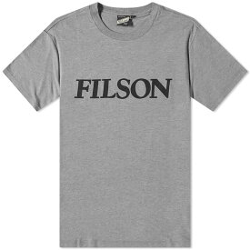 【送料無料】 フィルソン メンズ Tシャツ トップス Filson Logo Buckshot T-Shirt Grey