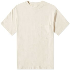 【送料無料】 スノーピーク メンズ Tシャツ トップス Snow Peak Recycled Cotton Heavy T-Shirt Ecru
