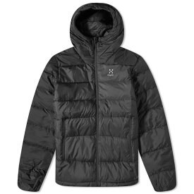 【送料無料】 ホグロフス メンズ ジャケット・ブルゾン ダウンジャケット アウター Haglofs Bield Hooded Down Jacket True Black