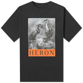 【送料無料】 ヘロンプレストン メンズ Tシャツ トップス Heron Preston Heron T-Shirt Black