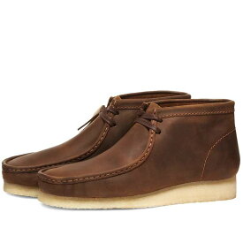 【送料無料】 クラークス メンズ ブーツ・レインブーツ シューズ Clarks Wallabee Boot Beeswax