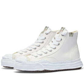 【送料無料】 ミハラ ヤスヒロ メンズ スニーカー シューズ Maison MIHARA YASUHIRO Hank High Original Sole Toe Cap Canvas Sneaker White