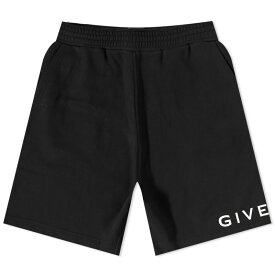 【送料無料】 ジバンシー メンズ ハーフパンツ・ショーツ ボトムス Givenchy Logo Sweat Shorts Black