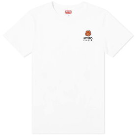 【送料無料】 ケンゾー レディース シャツ トップス Kenzo Crest Logo Classic T-Shirt White