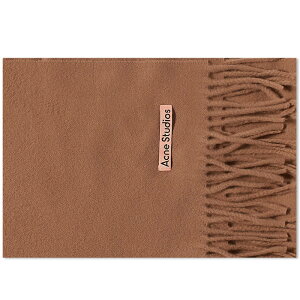 ANl XgDfBIY Y ANZT[ }t[EXg[EXJ[t Acne Studios Canada Narrow New Scarf Caramel Brown uE