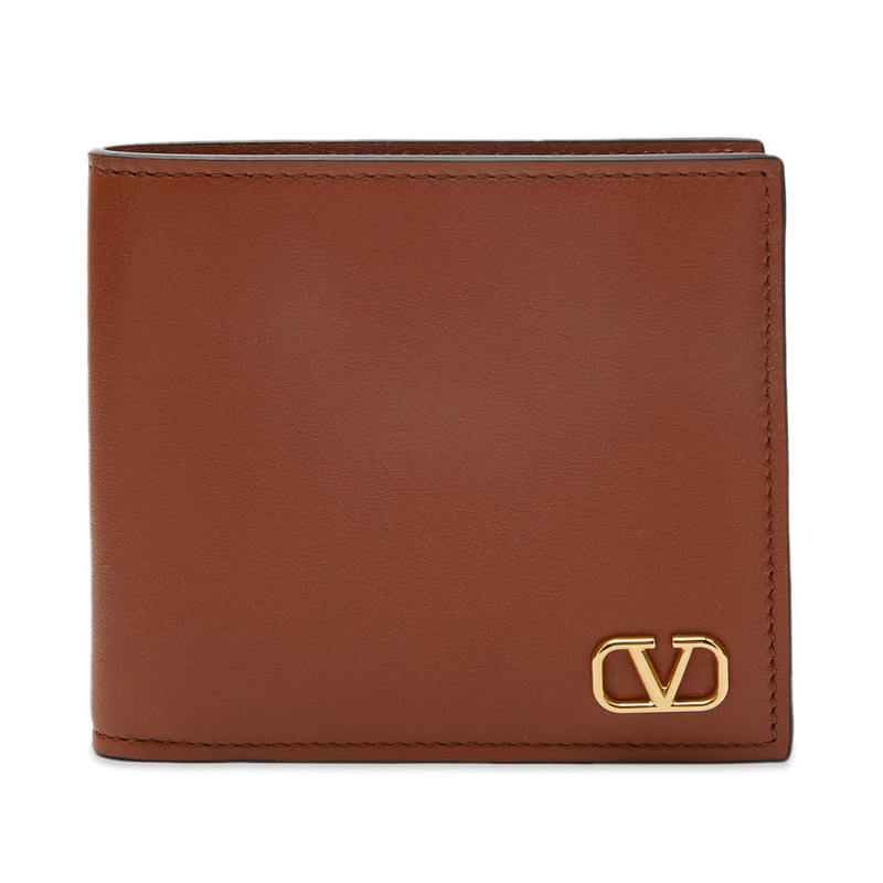  ヴァレンティノ メンズ 財布 アクセサリー Valentino V Logo Leather Billfold Wallet Saddlery 売れ筋新商品