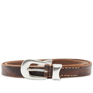 �A���[���K�V�[ �����Y �A�N�Z�T���[ �x���g Our Legacy 2cm Belt Brown Leather �u���E��