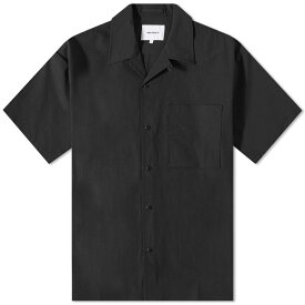 【送料無料】 ノースプロジェクト メンズ シャツ トップス Norse Projects Carsten Travel Light Short Sleeve Shirt Black