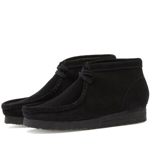 N[NX Y V[Y u[cECu[c Clarks Originals Wallabee Boot Black Suede ubN