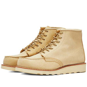 yz bhEBO fB[X u[cECu[c V[Y Red Wing 6" Classic Moc Boot Cream Abiline