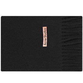 【送料無料】 アクネ ストゥディオズ メンズ マフラー・ストール・スカーフ アクセサリー Acne Studios Canada Narrow New Scarf Black