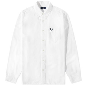 �t���b�h�y���[ �����Y �g�b�v�X �V���c �I�b�N�X�t�H�[�h Fred Perry Oxford Shirt White �z���C�g