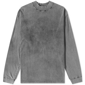 【送料無料】 アクネ ストゥディオズ メンズ Tシャツ トップス Acne Studios Enick Vintage Long Sleeve T-Shirt Faded Black