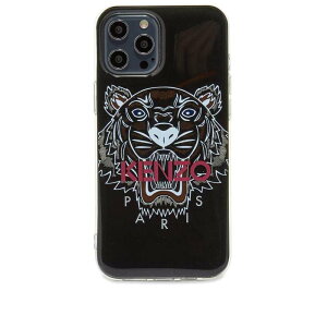 �P���]�[ ���f�B�[�X �A�N�Z�T���[ PC �E���o�C���M�A ���S Kenzo Tiger Logo iPhone 12 Pro Max Case Black �u���b�N