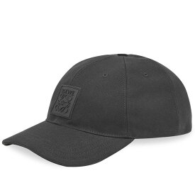 【送料無料】 ロエベ メンズ 帽子 アクセサリー Loewe Patch Logo Cap Black