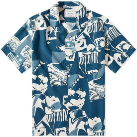 【送料無料】 ポーチュギースフランネル メンズ シャツ トップス Portuguese Flannel Cuca Vacation Shirt Blue